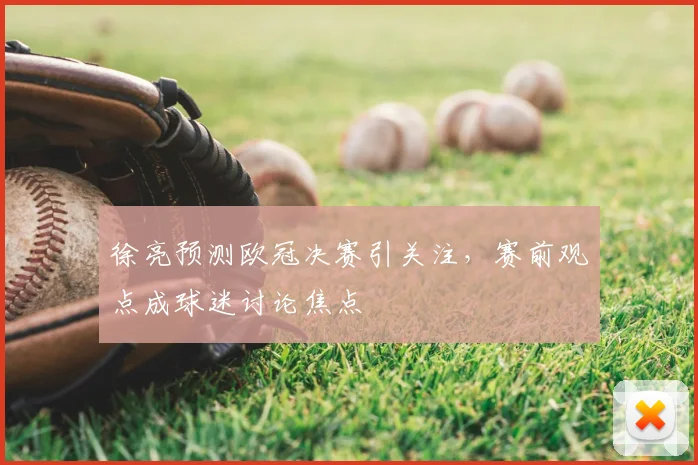 徐亮预测欧冠决赛引关注，赛前观点成球迷讨论焦点
